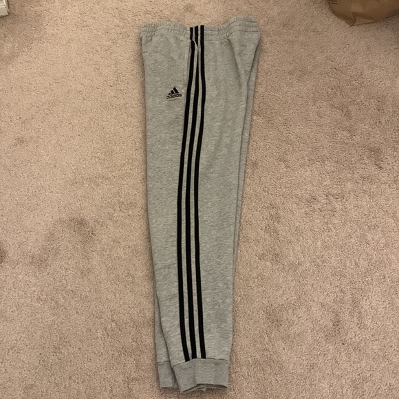 Gray adidas track pants - Picture 2 of 2